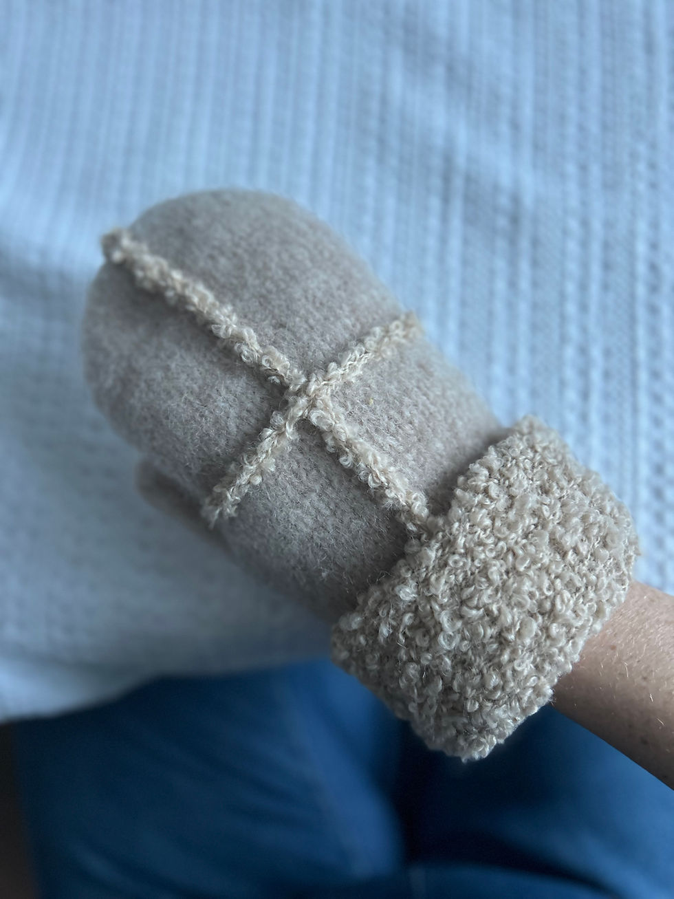 Thumbnail: Fäustlinge mit Kuschelbündchen