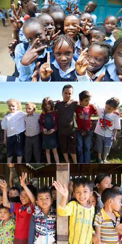 our treasure of black, white, and yellow