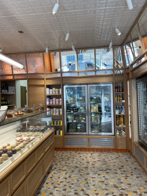 Intérieur boutique rénové