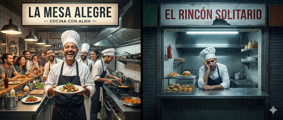 La diferencia entre un negocio de comida rentable y uno que te esclaviza