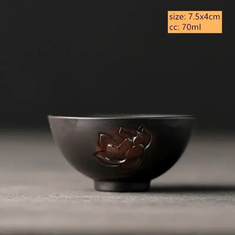 Thumbnail: Boutique Purple Pottery Tea Cup