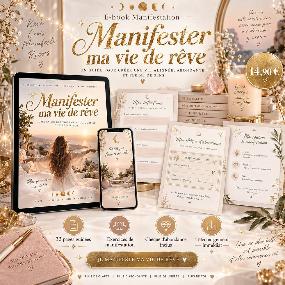 Miniature : Manifester ma vie de rêve — e-book manifestation 32 pages