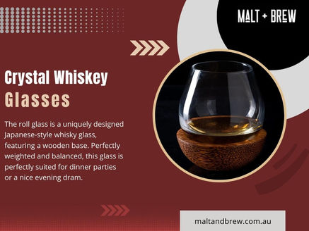 Fashionable Crystal Whiskey Glasses