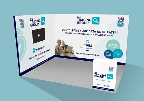 Tracing Group Trade Stand Design by S.Golding Design Services
