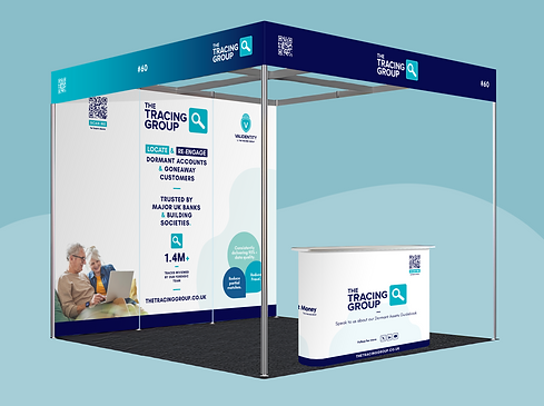 Tracing Group Exhibition Stand Design by S.Golding Design Services