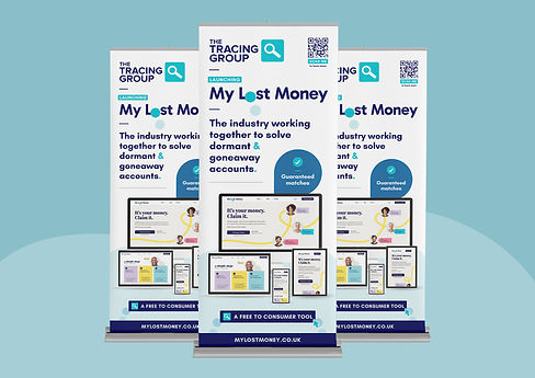 Tracing Group Pull-up Banner Design by S.Golding Design Services