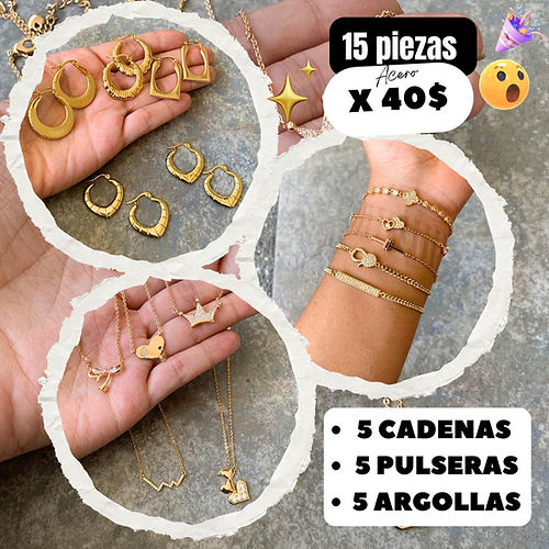 COMBO 15 PIEZAS
