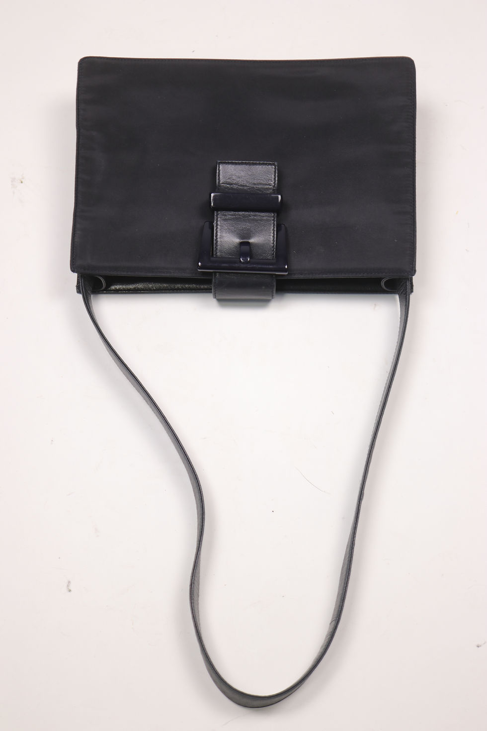Thumbnail: RARE! 1990s PRADA Nylon and Leather Squared Bag