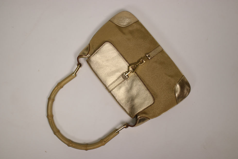 Thumbnail: 1990s GUCCI by Tom Ford, Gold Leather Bag