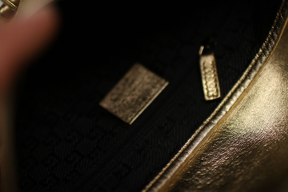 Thumbnail: 1990s GUCCI by Tom Ford, Gold Leather Bag