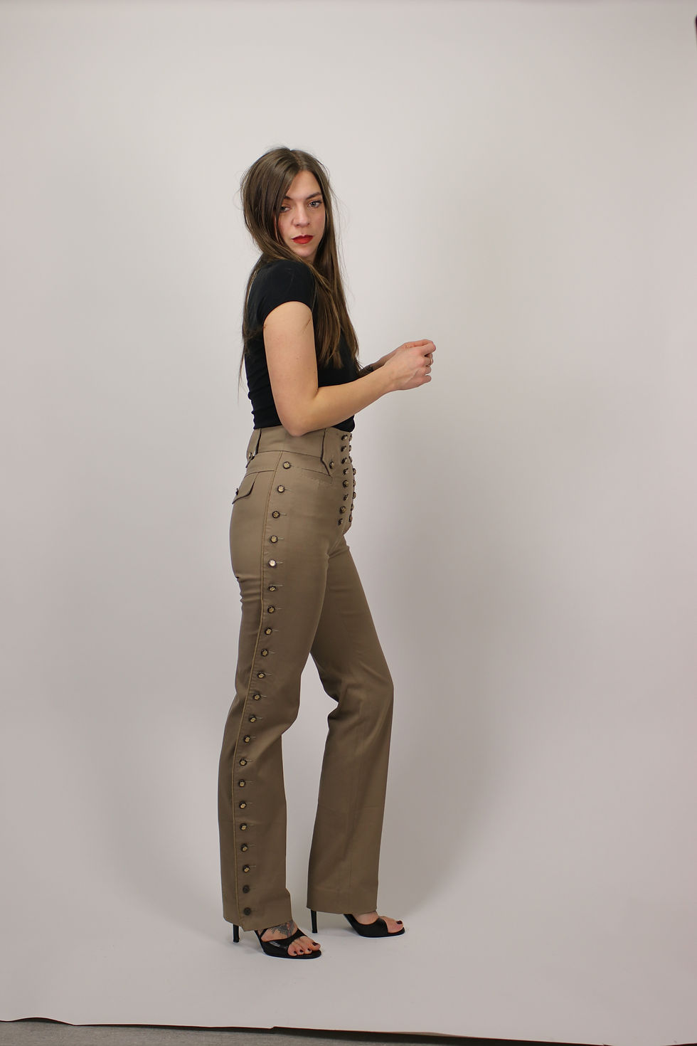 Thumbnail: 2000s DOLCE & GABBANA Sailor Pants - Size Xs