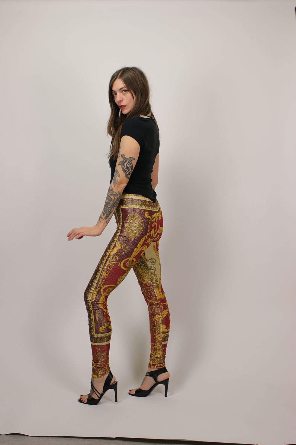 Thumbnail: GIANNI VERSACE Couture F/W 1992 Leggings - Size Xs
