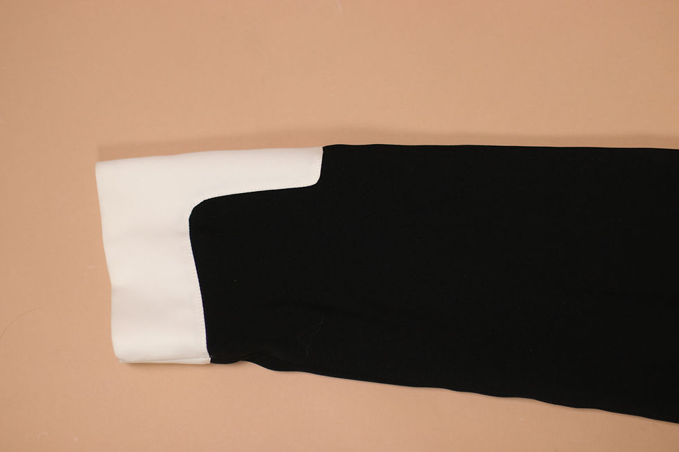 Thumbnail: Vintage 1980s Thierry Mugler Suit, Black and White Designer Power Suit, Structur