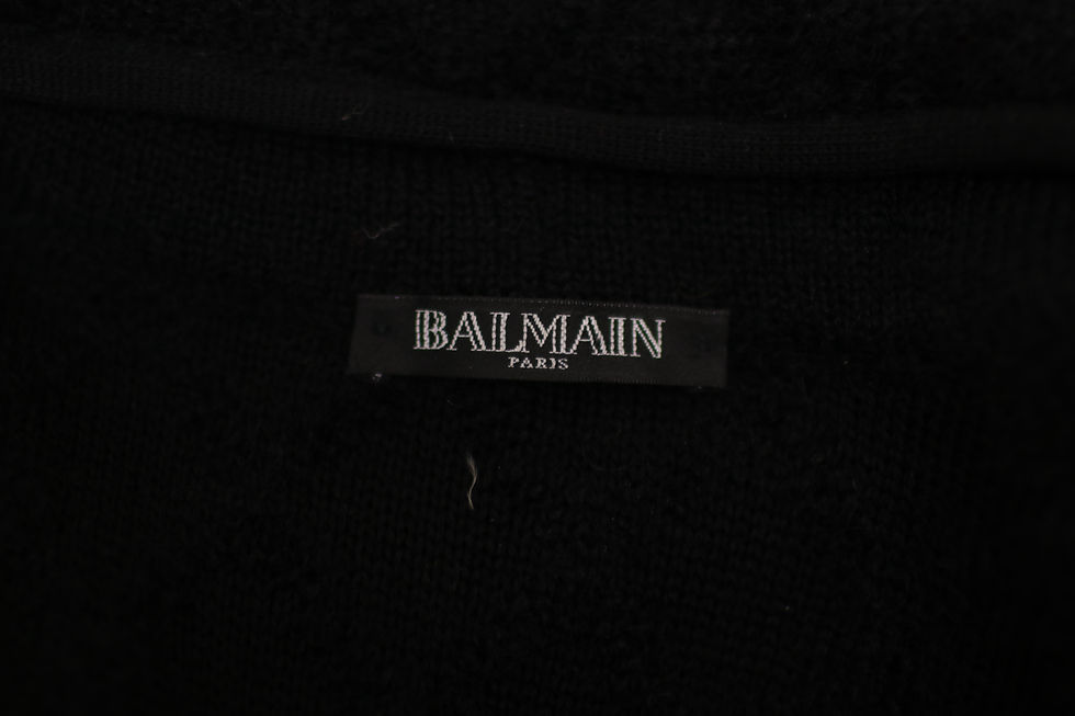 Thumbnail: 1980s PIERRE BALMAIN Wool Cardigan - Size S to M
