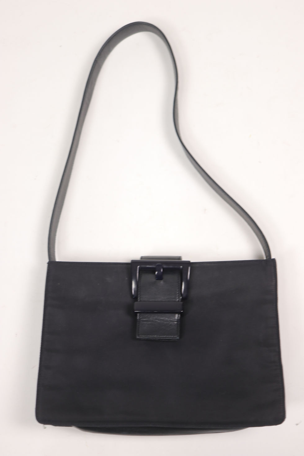 Thumbnail: RARE! 1990s PRADA Nylon and Leather Squared Bag
