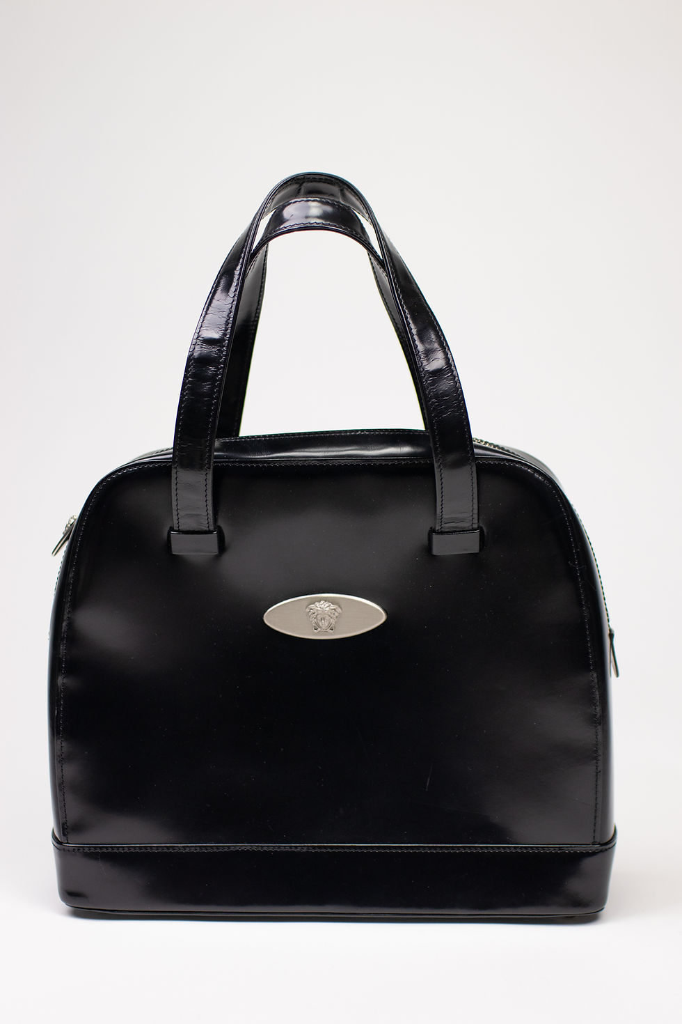 Thumbnail: 1990sGIANNI VERSACE Black Leather Handbag