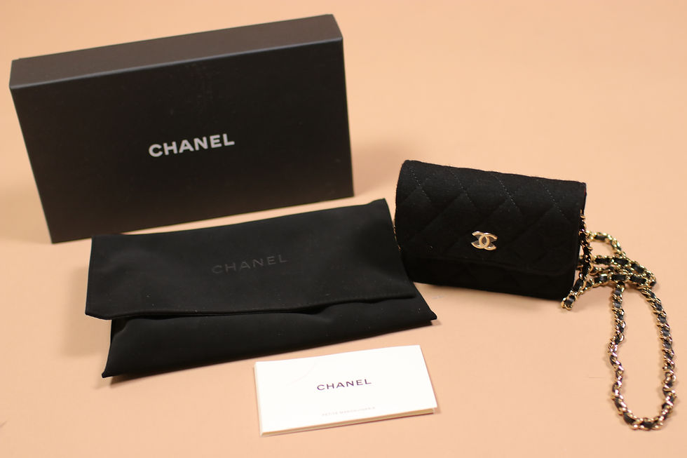 Thumbnail: Black and Red Chanel Mini Flap Canva Bag