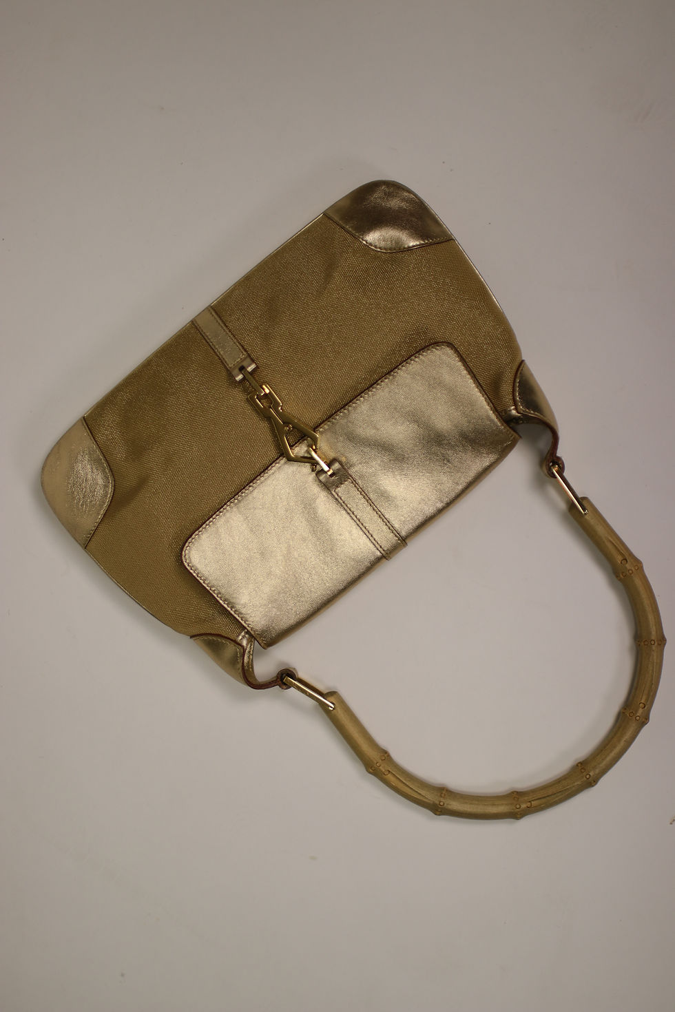 Thumbnail: 1990s GUCCI by Tom Ford, Gold Leather Bag