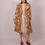 Thumbnail: 1970s Maxi Beige and Brown Fur Coat - Size M