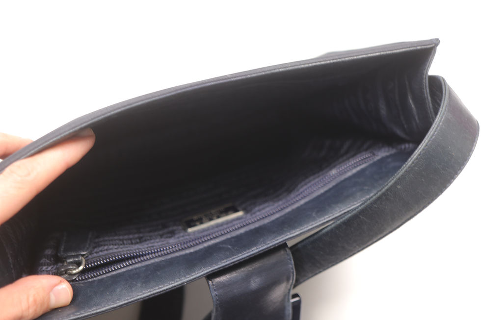 Thumbnail: RARE! 1990s PRADA Nylon and Leather Squared Bag