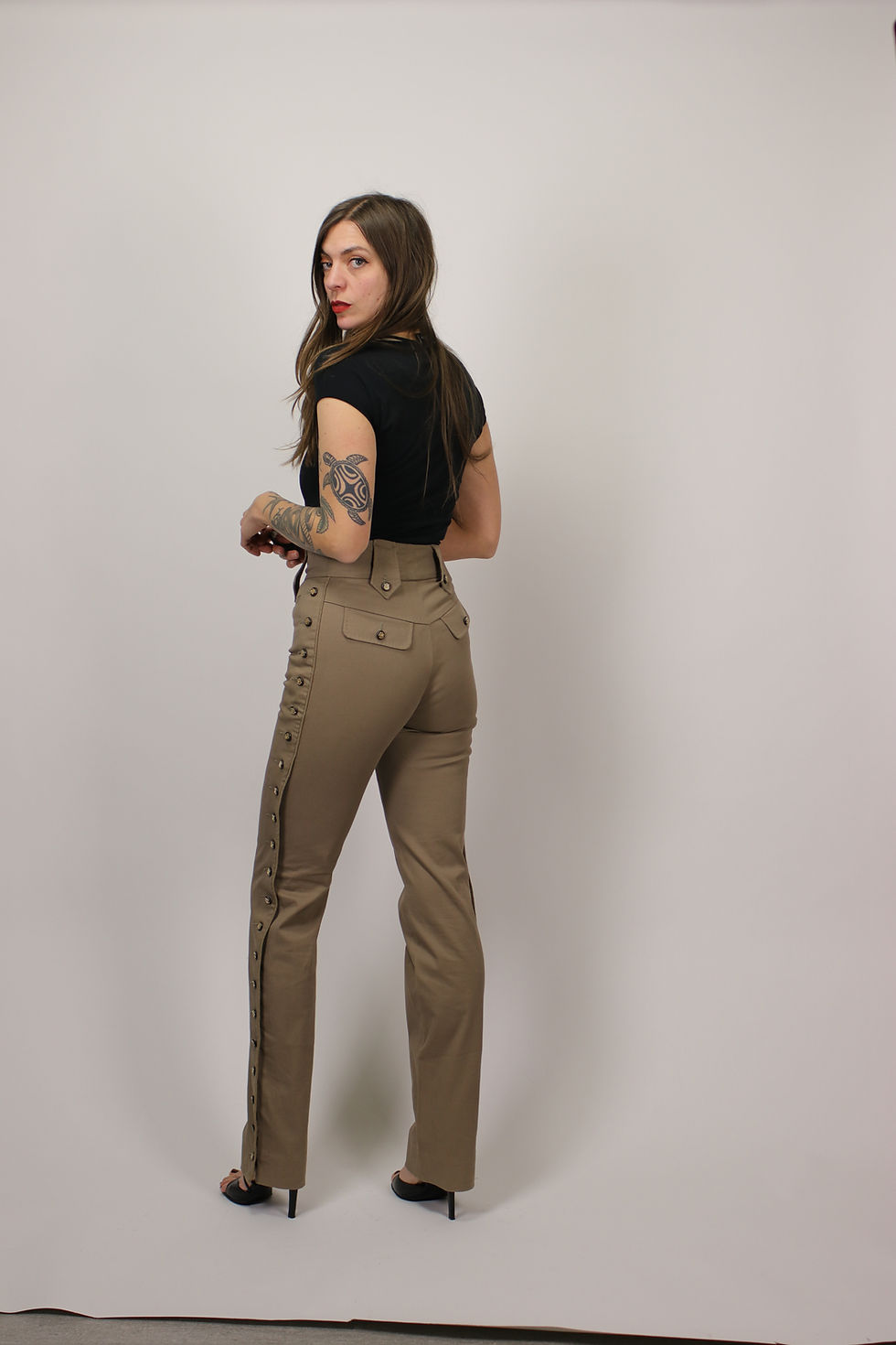 Thumbnail: 2000s DOLCE & GABBANA Sailor Pants - Size Xs