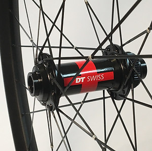 DT 240 CLD Boost front hub DT Aerolite spokes wire tied and soldered Jet Bicycle Wheels