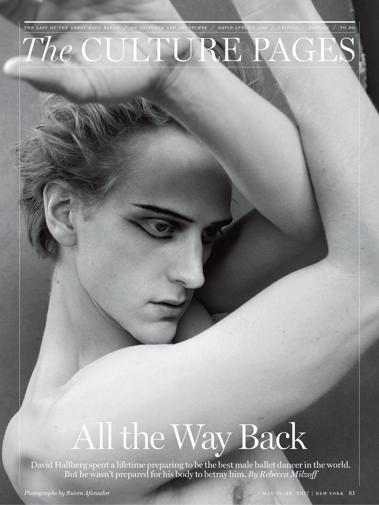 david hallberg for new york magazine by ruven afanador