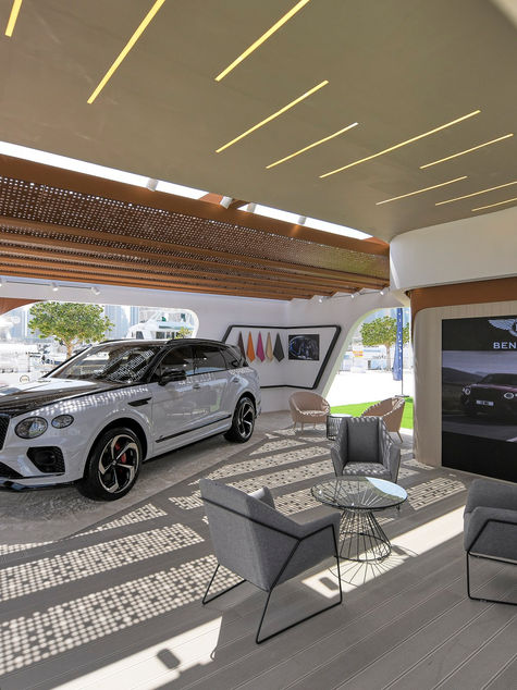 Al Habtoor Motors unveils its latest Bentley models at the Dubai International Boat Show