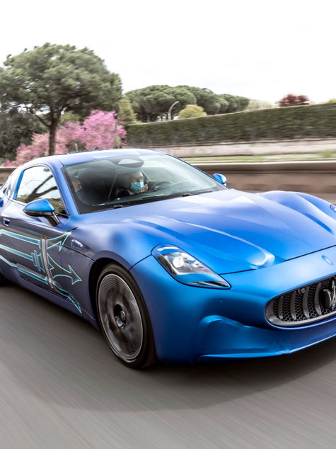 Maserati GranTurismo Folgore takes to the streets
