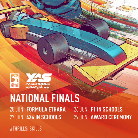 ENGINEERS OF THE FUTURE TO TAKE ON THE YAS IN SCHOOLS NATIONAL FINALS PRESENTED BY ADNOC 