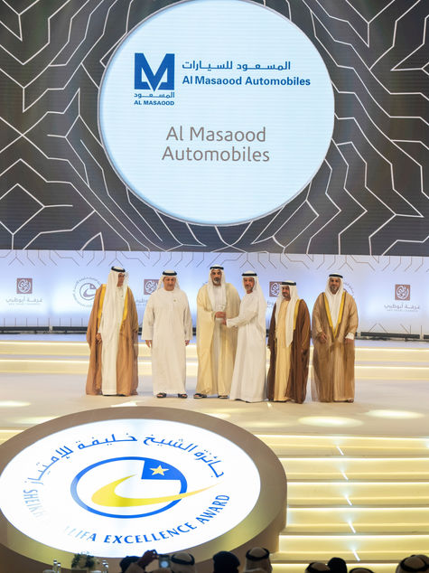 Al Masaood Automobiles Wins Prestigious Sheikh Khalifa Excellence Award on First Submission