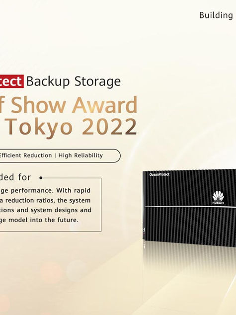 Huawei OceanProtect Backup Storage Wins Best of Show Award at Interop Tokyo 2022