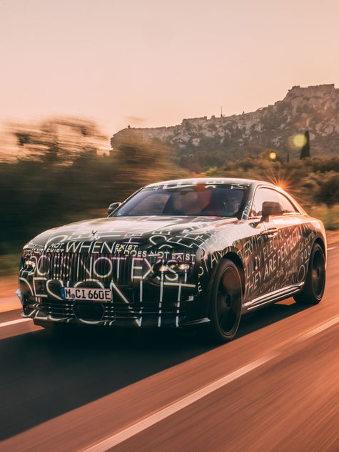 ALL-ELECTRIC ROLLS-ROYCE SPECTRE UNDERGOING SECOND TESTING PHASE ON THE FRENCH RIVIERA