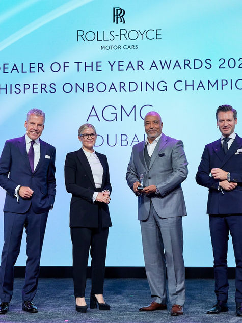 ROLLS-ROYCE MOTOR CARS DUBAI SCORESDUAL ACCOLADES AT WORLD DEALER AWARDS