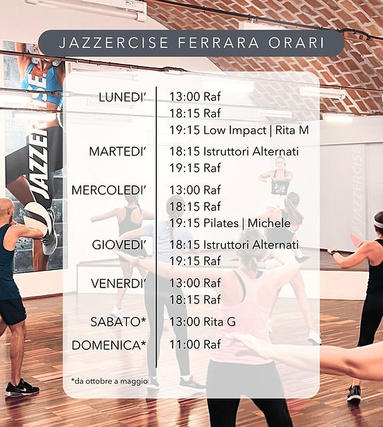 Orari Settembre