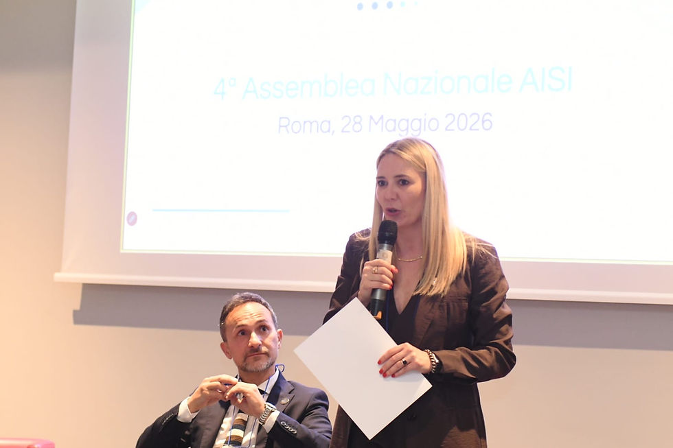 Presidente AISI - Dott.ssa Karin Saccomanno e Dott Giovanni Onesti - Direttore Generale