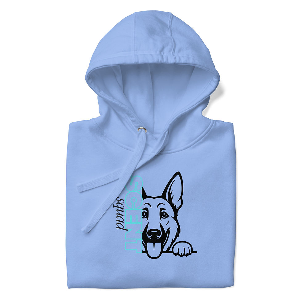 Thumbnail: Unisex Hoodie Scent Squad German Shepard