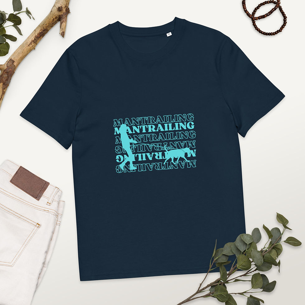 Thumbnail: Mantrailing Unisex Organic Cotton T-shirt