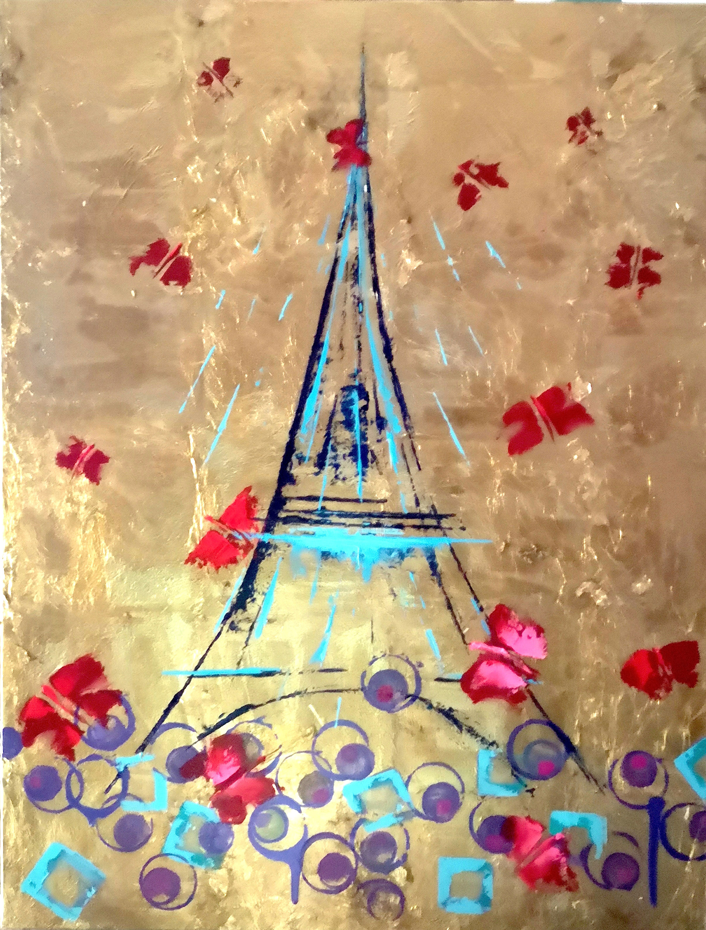 Butterflys on  Eiffel 