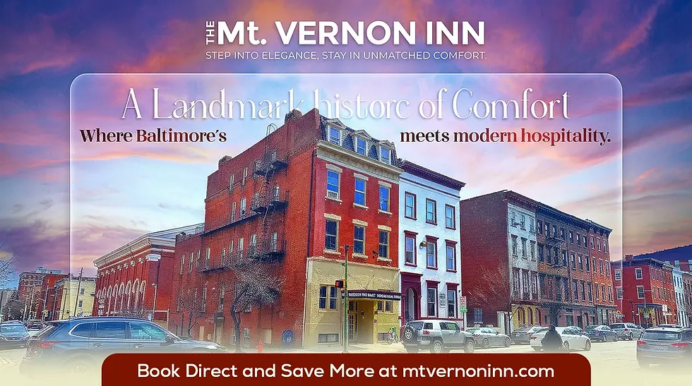 Discover Baltimore's Historic Charm and Experience Unmatched Comfort at Mt Vernon Inn