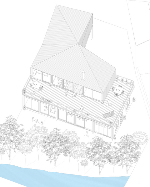 Maison en bord de seine : extension d'une maison à Troyes | surface : 185 m² | coût : 287 647€ ht | année : 2021