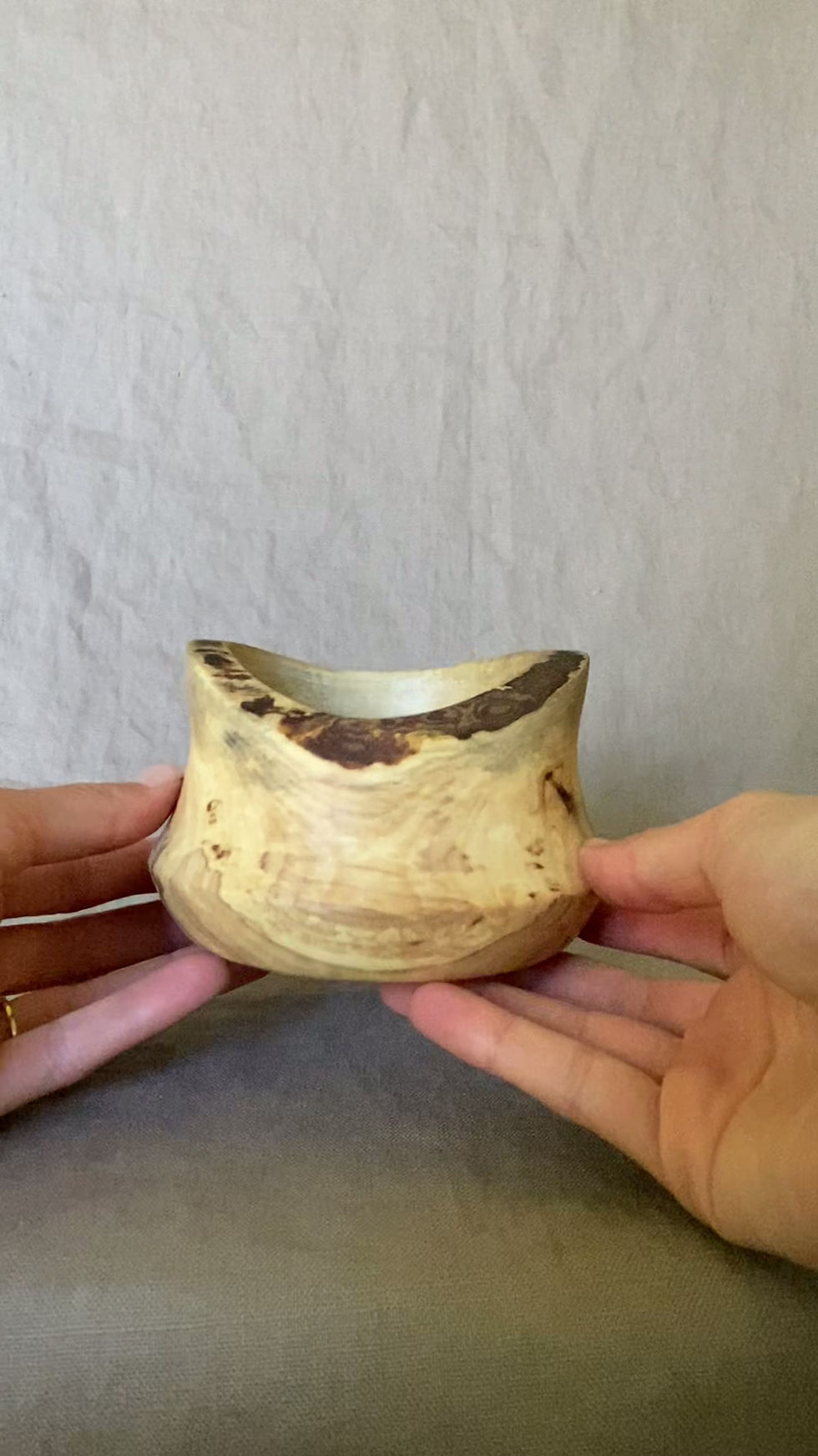 Thumbnail: live-edge SPALTED MAPLE wave