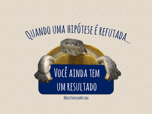 Quando sua hipótese é rejeitada, inspire e expire: você ainda tem um resultado! 