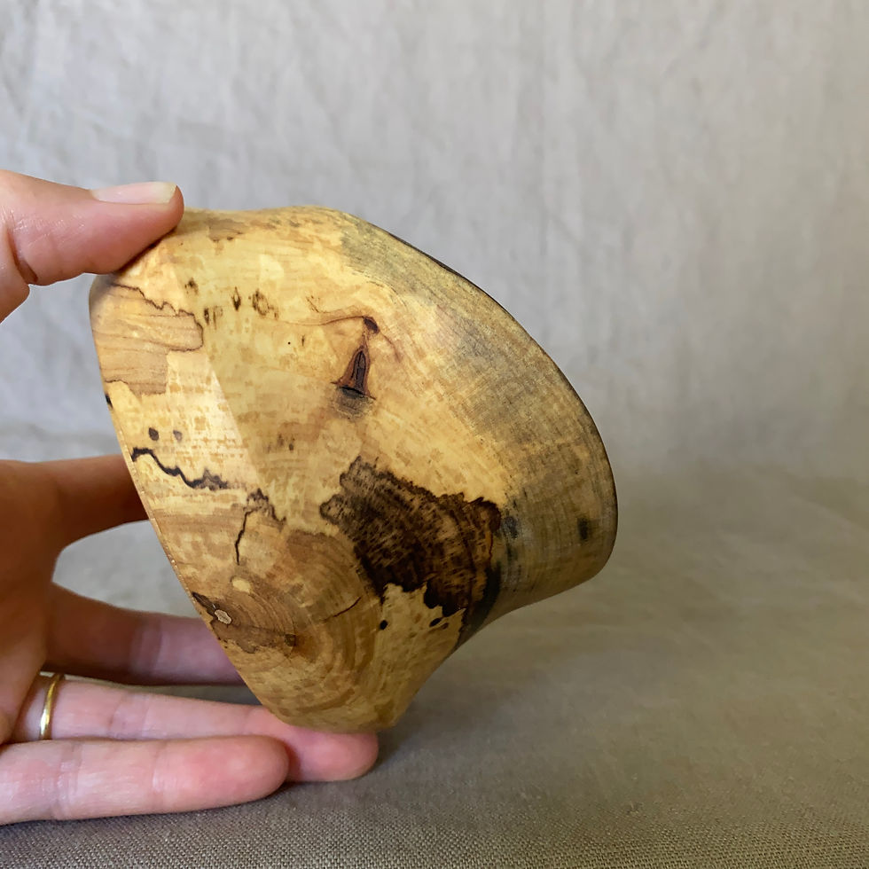 Thumbnail: live-edge SPALTED MAPLE wave