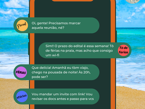Você tirou férias?