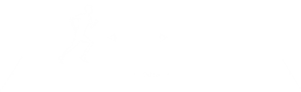 20-meters beep test med koner och tidsstyrda instruktioner