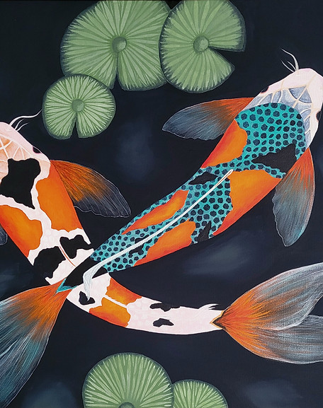 Seperate Ways by Effie Iliopoulos, acrylics on Canvas