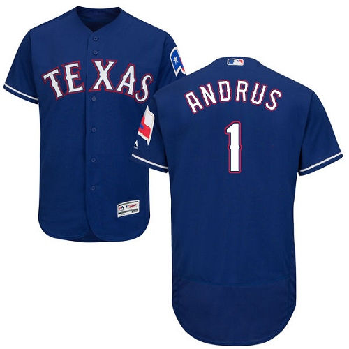 Thumbnail: Elvis Andrus Texas Rangers Majestic Jersey