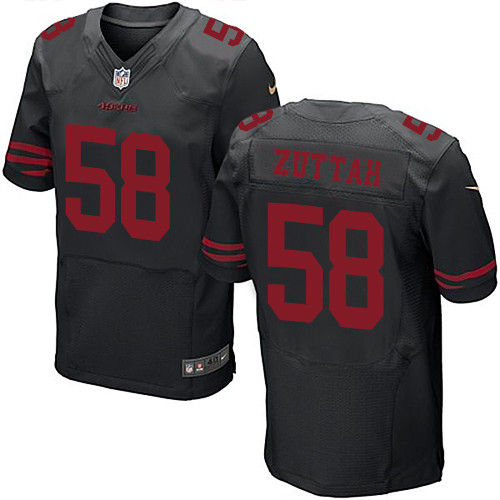 Thumbnail: Jeremy Zuttah San Francisco 49ers Nike Elite Jersey