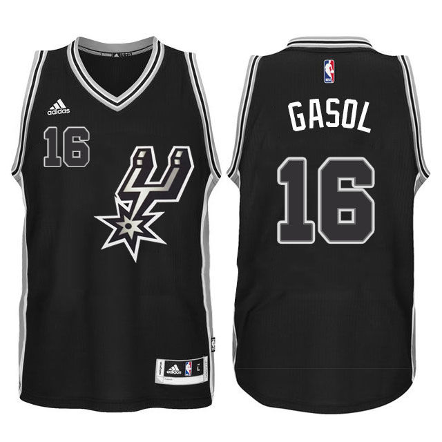 Thumbnail: Pau Gasol San Antonio Spurs Authentic Adidas Jersey